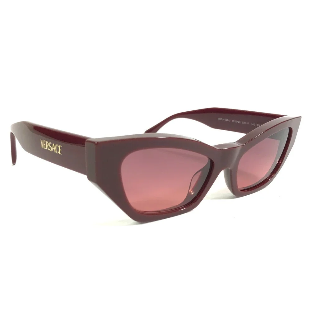 Versace Sunglasses MOD.4488-U 5515/20 Bordeaux Cat Eye with Gradient Red Lenses